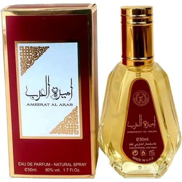 Eau de Parfum Arab en spray 50 ml för kvinnor tillverkad i Dubai Orientalisk doft (Ameerat Al Arabia)