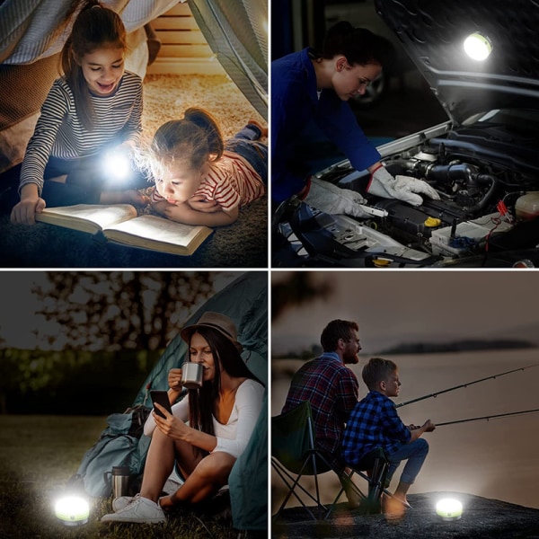 Campinglampa, Blukar Bärbar Camping Lykta med 3 Ljuslägen