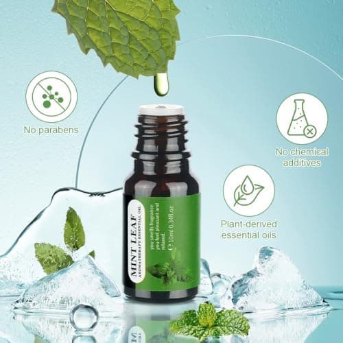 Eteriska Oljor Set, 8 x 10 ML doftoljor present, vattenlösliga doftoljor för diffusor, luftfuktare