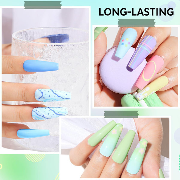 Solid Gel Nagellack 12 Färger Solid Gel Nagellack Palett Set