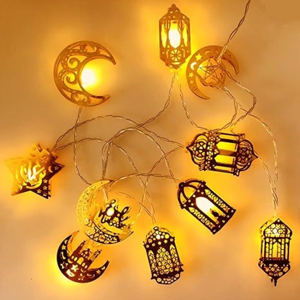 Ramadan Eid ljusslinga dekorationer ramadanljusslingor eid mubarak ramadan ljusslinga