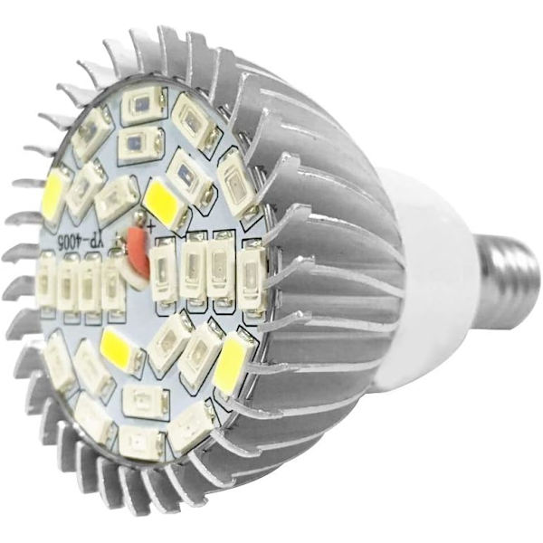 LED-växtlampor Växtlampor för inomhusväxter, Ljus 8W 28W 85V 28 för Belysningslampa Hemodlande Glödlampor (E14)