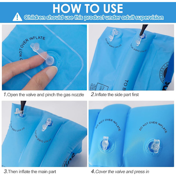 Armbands, Swimming float for kids, inflatable armbands pool floats rolled up sleeves for kids