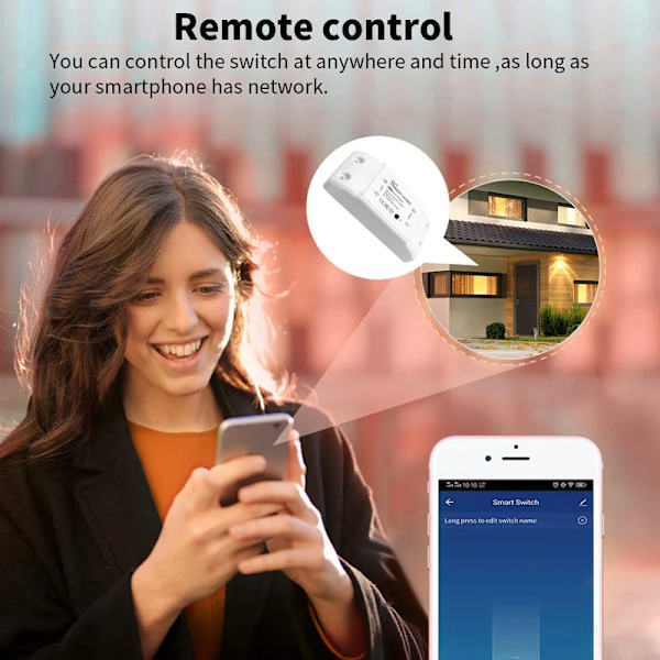 WiFi Smart Switch APP Wireless Controller Universal Breaker Timer Smart Life Work Switch Lncluding Bluetooth