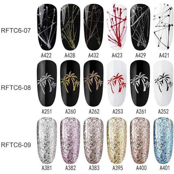 Spider Gel Spider Gel Nagellack UV Set Kit 5ml linjeritning Nageldesign DIY Peeling of Paint Line för Gellack