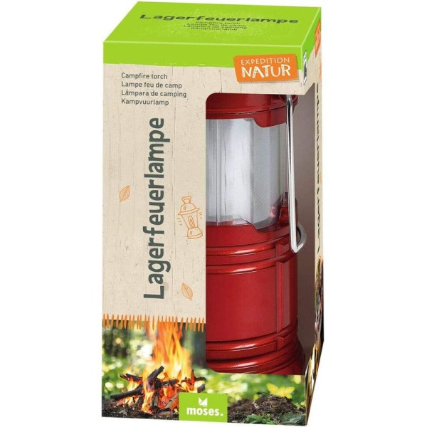 Unisex Youth Expedition Nature Fire Lamp Lampa, Röd, Liten