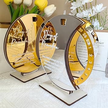 Ramadan Calendar Countdown, Swivel Eid Mubarak Calendar, 30 Days Countdown, Eid Mubarak Advent