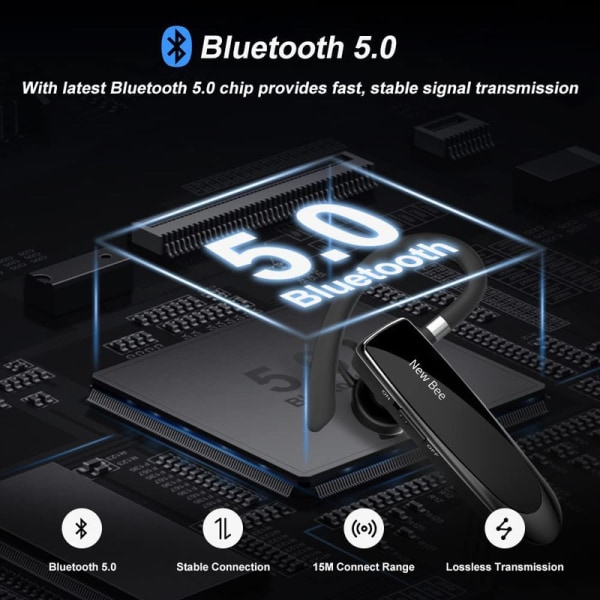 Bluetooth Headset Mobiltelefon Trådlös In-Ear