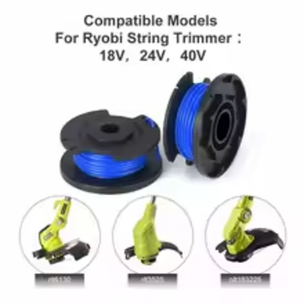 10PCS String Trimmer Spool Replacement For Ryobi One Plus AC14RL3A 18V 24V 40V 11Ft Auto Feed Cordless Weed Eater Spool Line