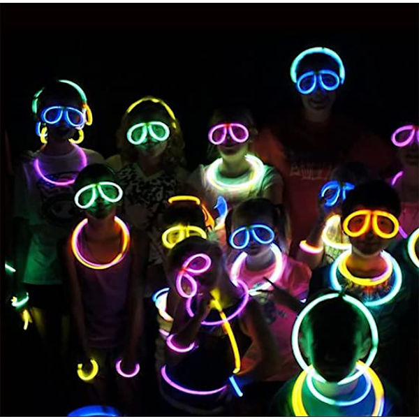 100-pack glowsticks armband, självlysande