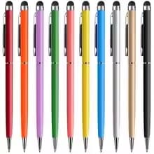 10pc 2in1 Stylus Pen Universal Capacitive Stylus Ballpoint Pen Tablet Screen Touch Pen for iphone