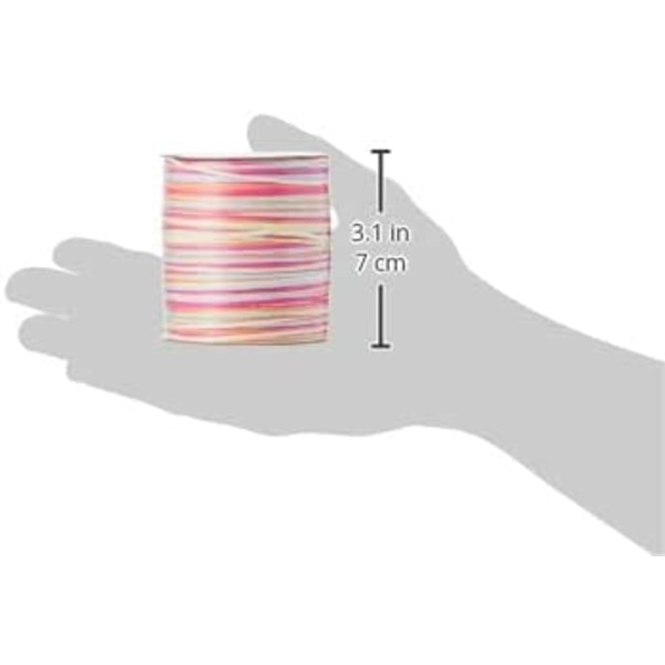 Spoleband, Rosa/Gul 50 m, 1 Styck
