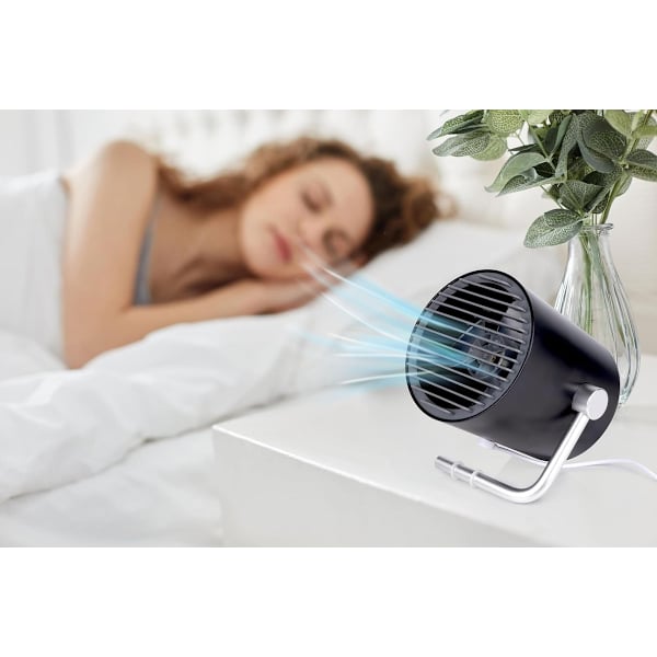 Air Mini Fan 5V Table Fan 2 Speeds - Small Fan Compact and Portable