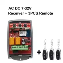 Smart Wifi Door Switch Universal Garage Door Receiver 2CH Remote Control Gate Opener Controller 433mhz 433.92 Transmitter