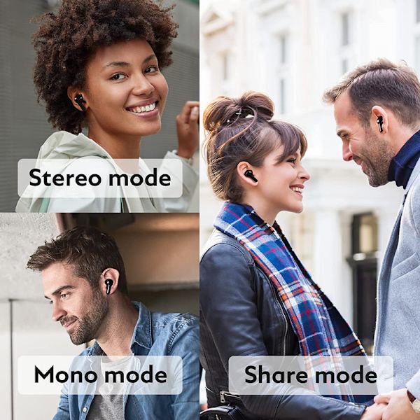 T13 Bluetooth hörlurar, trådlösa in-ear-hörlurar Bluetooth 5.1