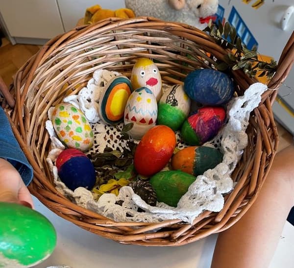 Träägg för hantverk och påskdekorationer 10-pack