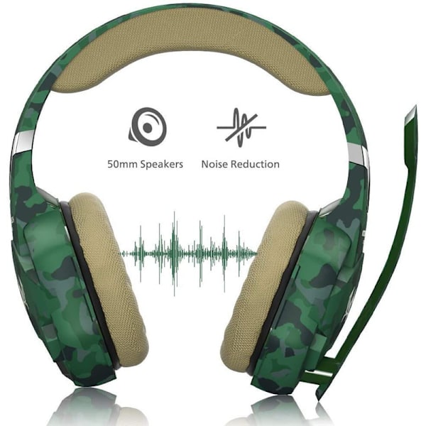 Spelheadset BX014G, kamouflage
