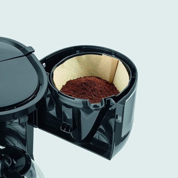Kaffebryggare för 4 koppar, 750W, inklusive infinityfilter, rostfri/svart
