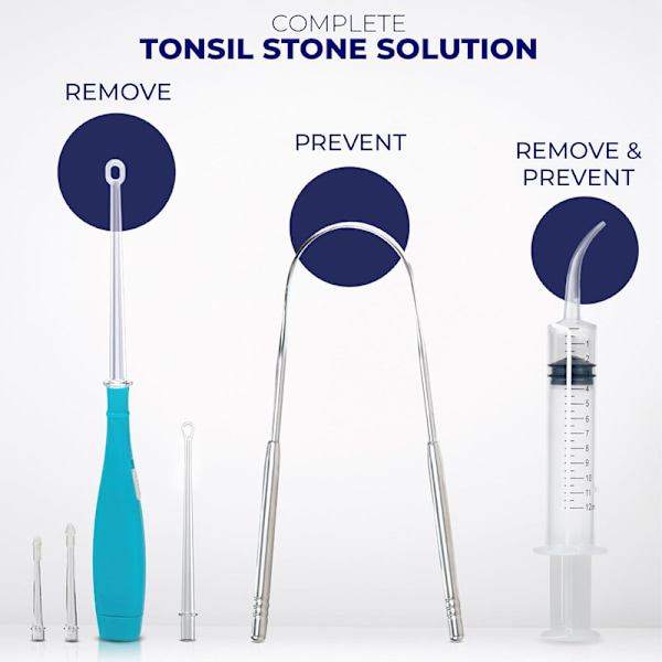 removes stones from tonsils | Tonsil stone removal kit
