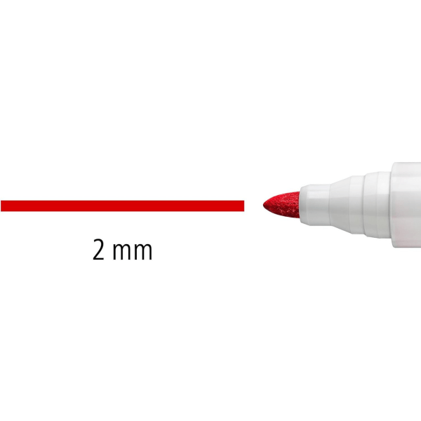 Lumocolour Whiteboard-markör med kulspets, flerfärgad, 6-pack