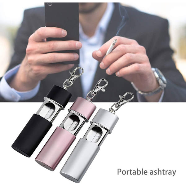 3 Pack Pocket Cigarette Ashtray  Travel