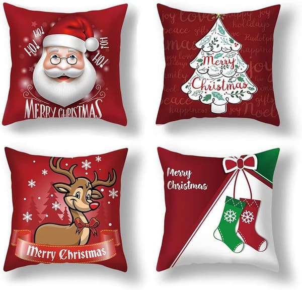 4st Merry Christmas kuddfodral prydnadskudd   45 x 45
