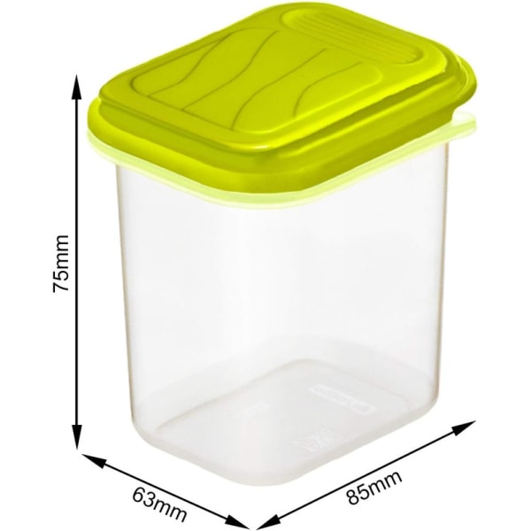 Rondo, Spice Shaker Set 2 x 0,12 L, Plast (PP) BPA-fri, Transparent, 2 x 0,15 l (14 x 9,5 x 7,5 cm)