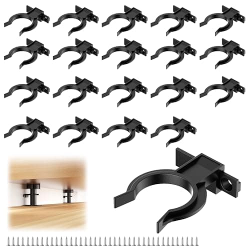 20 Pieces Skirting Boards for Kitchen, Kitchen Base Clips Kitchen Skirting Skirting Board Kitchen Clips with 50