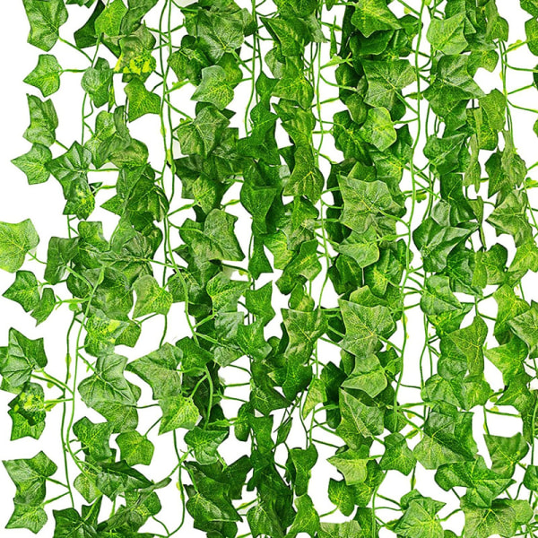 25m 12 Pack Artificial Ivy Garland Fake Plants,Vine Hanging Garland
