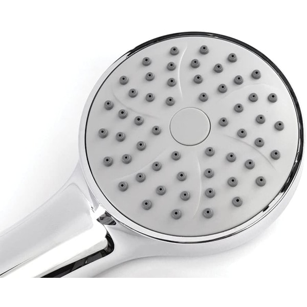 Hand Shower 80mm anti-limescale with silver chrome finish