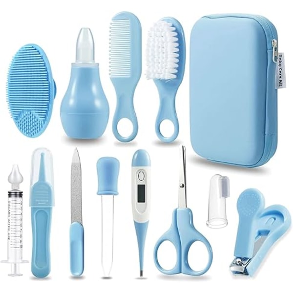 Baby Grooming Kit Nyfödd Vård - 15 Delars Baby Hälsovårdsset Port