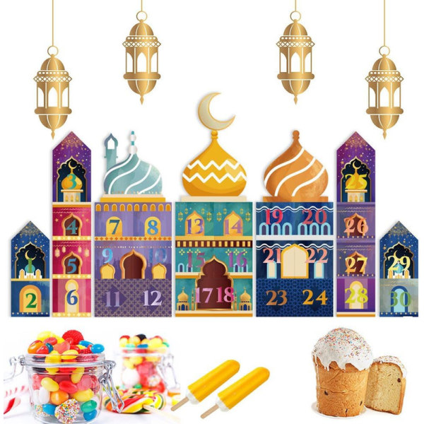 DIY Ramadan-kalender att fylla, Ramadan Ralender 30 påsar