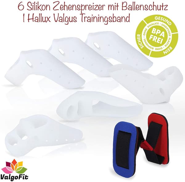 [6x] Hallux Light Toe Separator – För män och kvinnor