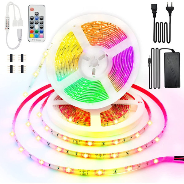 Flexibel 10m RGB LED-list / Ljusslinga / LED-Strip 300 LED,