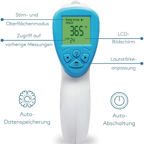 Infraröd termometer elektronisk termometer digital display