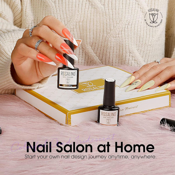 Gel nagellack set 10 färger gel nagellack UV LED gel nagellack grönt orange rött kit för nageldesign 10ml