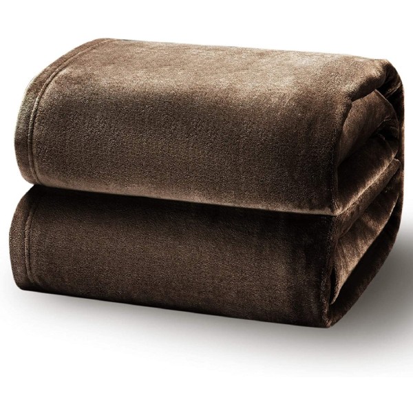 Cuddly Blanket Fluffy Blanket Extra Soft & Warm Filt brun,