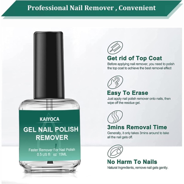 Nail Polish Remover, Gel Nail Polish Remover Kit
