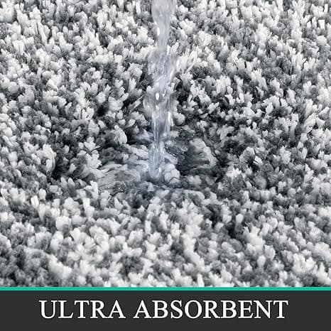 Ultra Thick Bath Mat for Bathroom Non Slip Bath Mat Highly Absorbent Bathroom