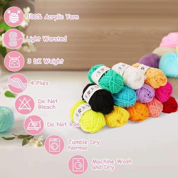 Handmade DIY Yarn - 12 Colours
