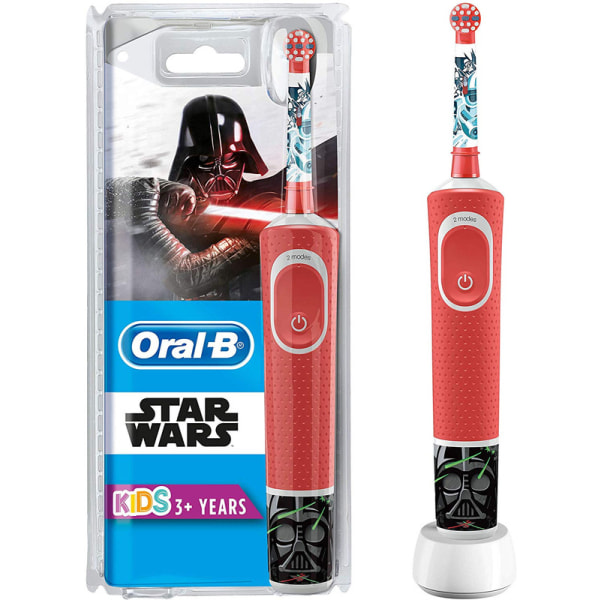 Barn Star Wars elektrisk tandborste med Disney-klistermärken för åldrar
