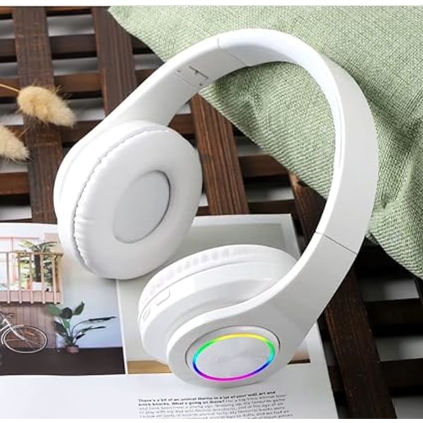 Bluetooth 5.0 Trådlösa hörlurar Over Ear med mikrofon – HiFi Stereo vikbara, trådlösa headset-på vägen