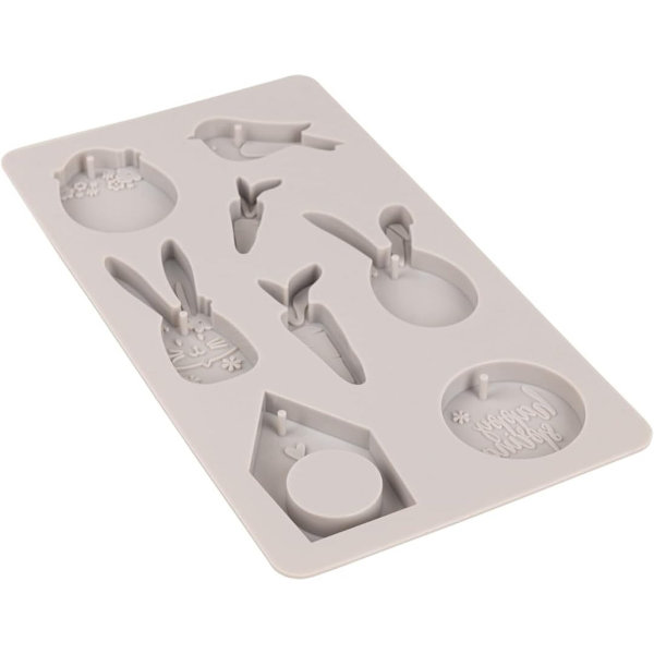 Silicone mold "Happy Spring" with 8 different motifs