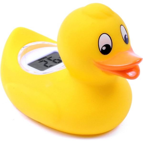 Badrumstermometer med digital display, andform