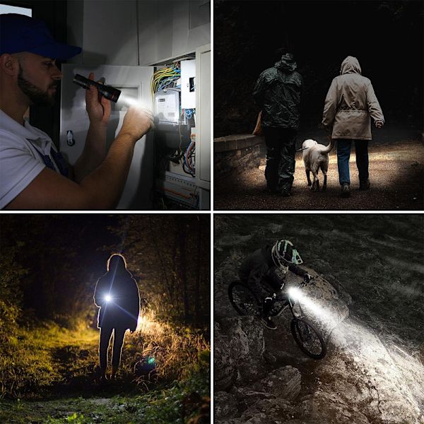 LED Flashlight Super Bright, LE2050 Pocket Flashlight, Zoomable, Waterproof, 5 Modes,