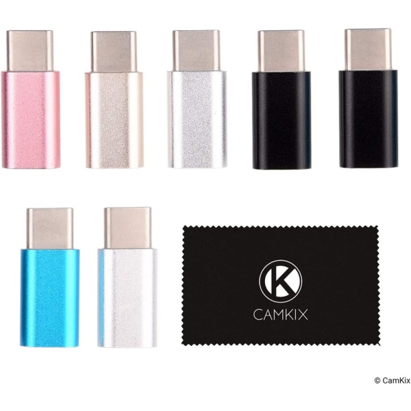 Micro USB to USB C Adapter (7-pack) -