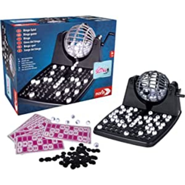 Bingospel med 90 bollar, 12 Bingokort Samt Brickor