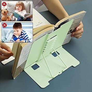 Metal Book Stand, Folding Metal Reading Stand, Multifunctional Reading Stand, Cooking Book Reading