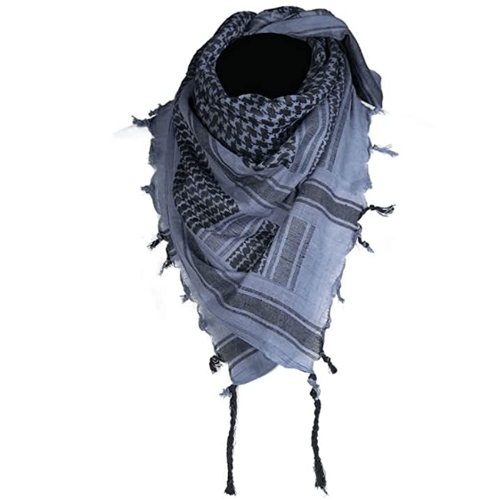 Palestinasja-halsduk  Blå / svart