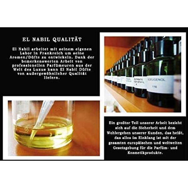 Royal Gold 5 ml Doftande parfym - EL Nabil Misk Mysk Doftolja för män och kvinnor - olja Attar Scent